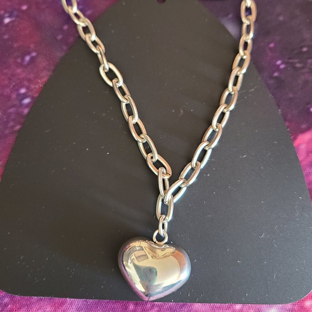 Bundle: Silver Plated bracelet, NWT Stering Silver Necklace and Silver Chain.
